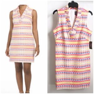 Vince Camuto Sleeveless Yellow Shift Dress Size 10